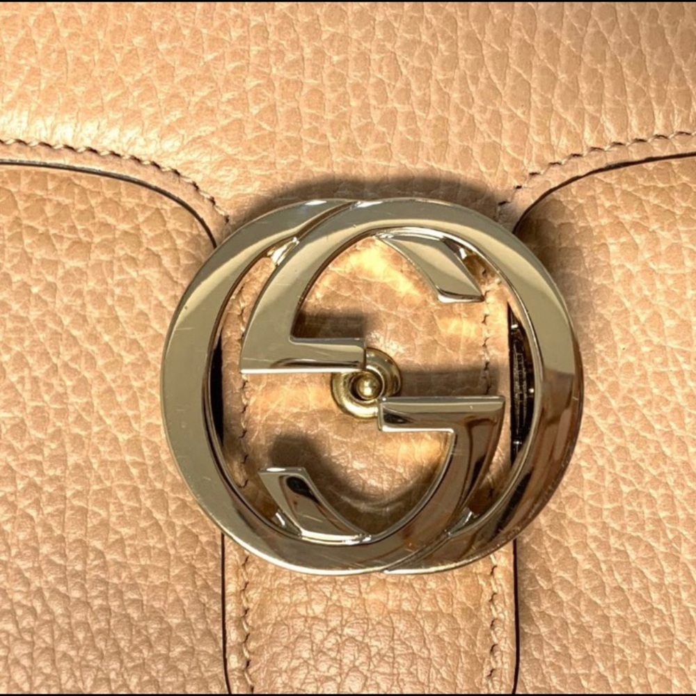 Gucci Interlocking Bag In Beige/Nude - image 2
